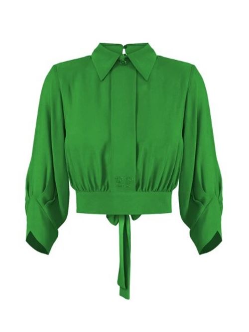 Camicia in georgette con fusciacca ELISABETTA FRANCHI | CA14761E2.EV3